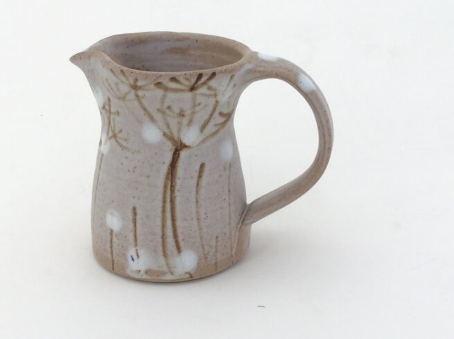 Cream jug in 'cow-parsley' design